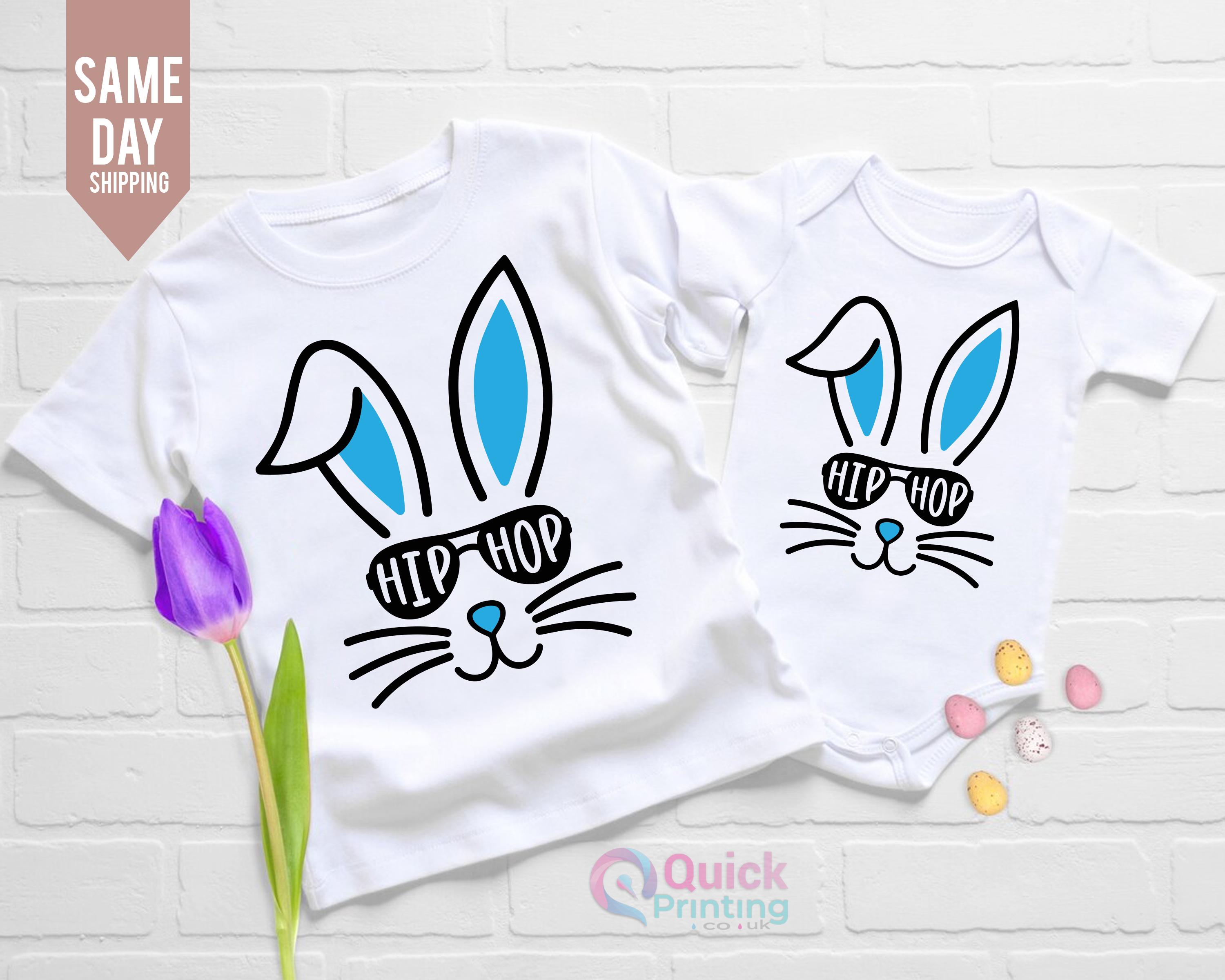 im様 Hip Hop Easter Bunny T-shirt: Custom Kids Tee - Etsy
