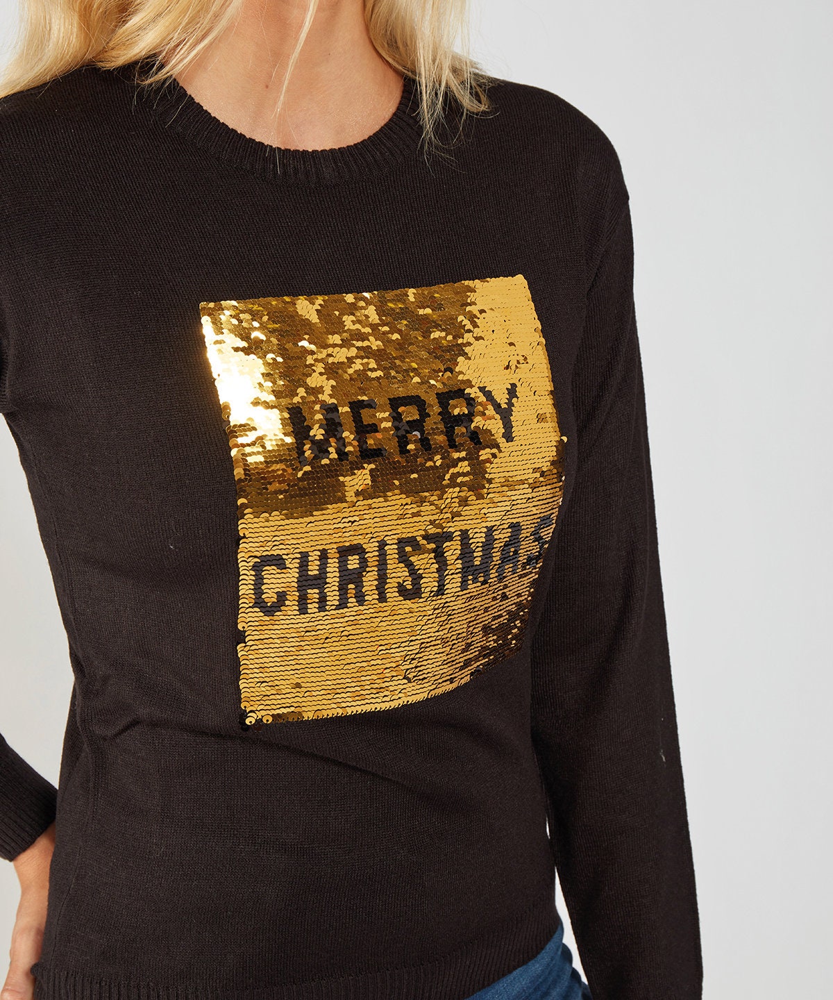 Womens Christmas Jumper New Year Jumper 2023 Christmas Sequin Sweatshirt Funny Christmas Jumper Christmas Gift for Her Ladies Sweater Etsy