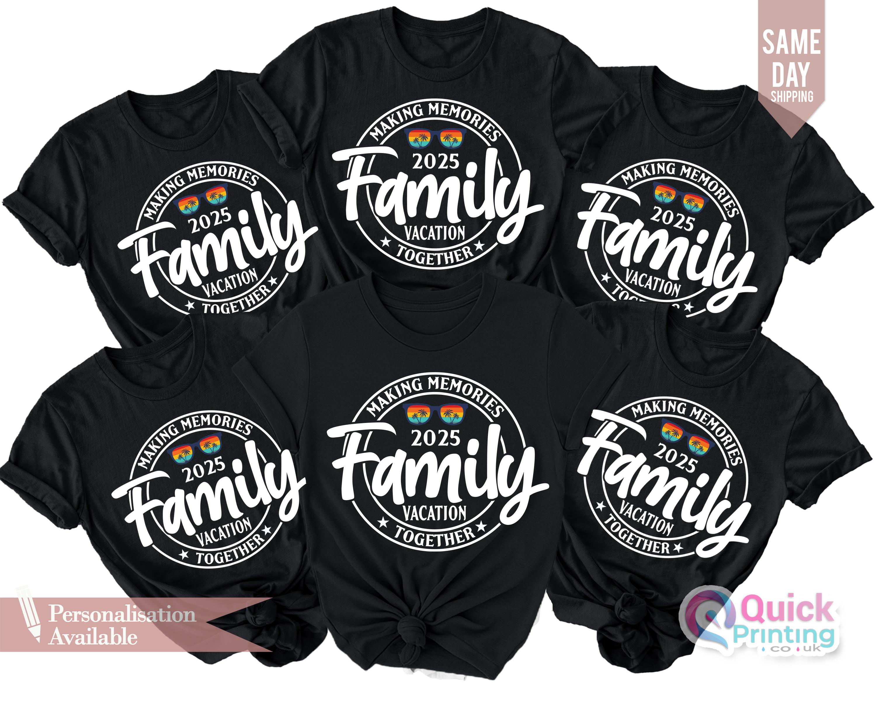Family Vacation 2025 T-shirt: Matching Holiday Trip Tee - Etsy