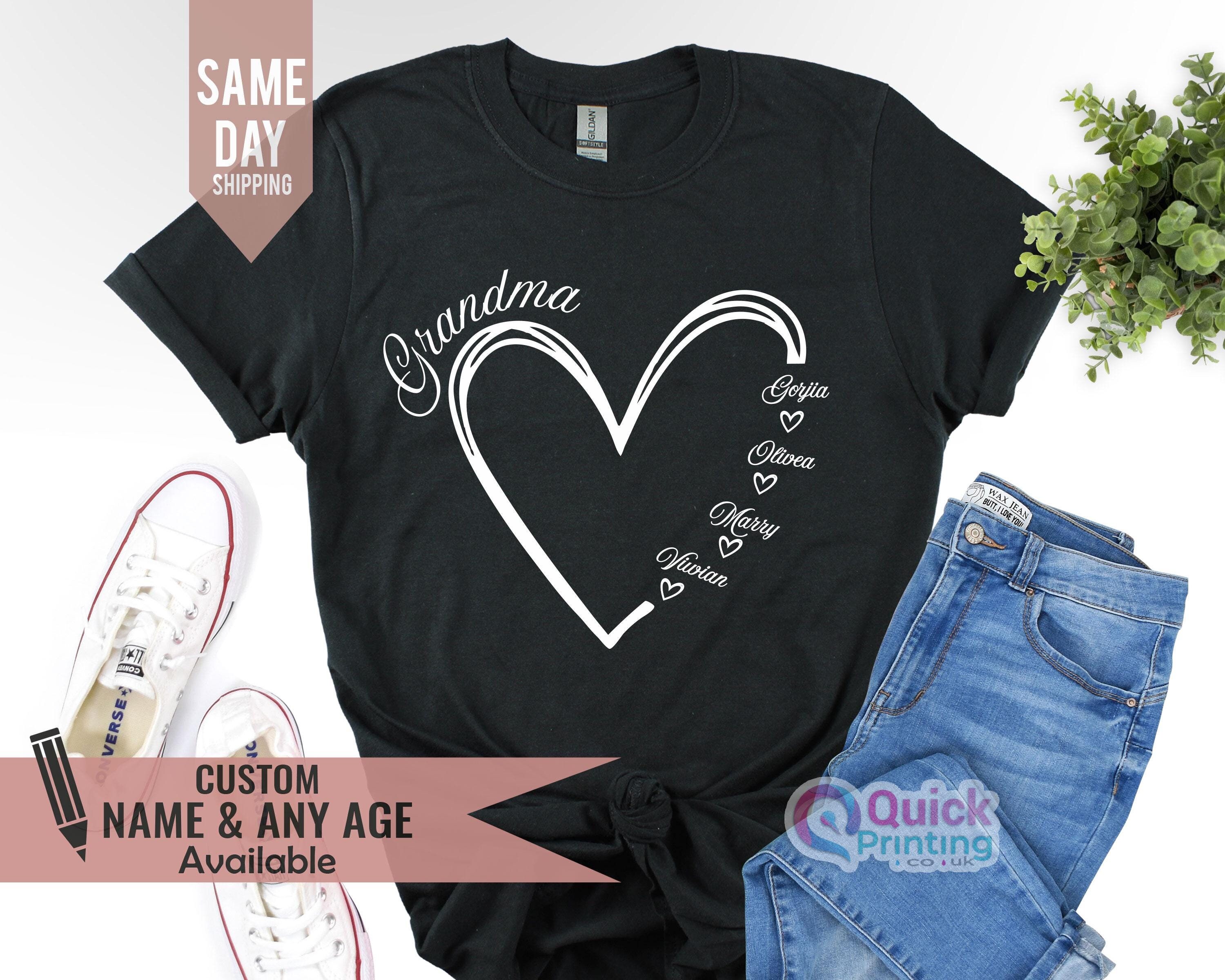 I Tested These Personalized Grandma T Shirts And They're The Perfect