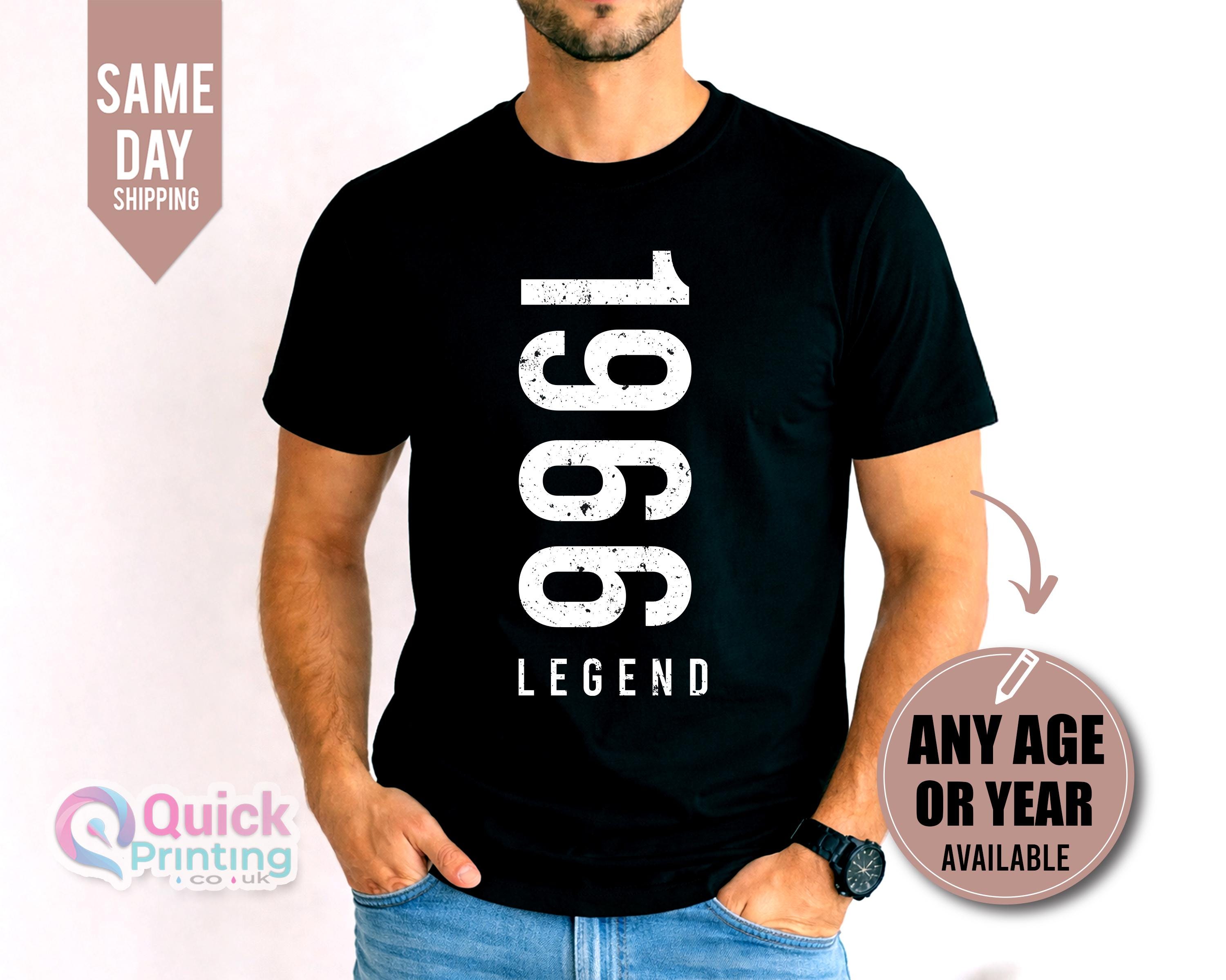 Men Birthday Tshirt, Legend Since 1966 Men's T-shirt, 60th