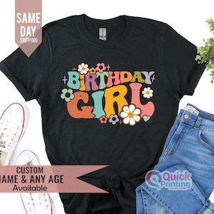 Camisetas personalizadas de aniversário, camisetas personalizadas de aniversário, presente de aniversário personalizado, camiseta de aniversário infantil, camisa de menina de aniversário, camiseta de aniversário