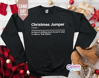 Funny Christmas Sweatshirt: Matching Family Xmas Jumper