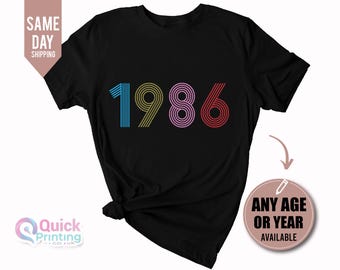 Ladies 40th Vintage Birthday Shirt 2026, 1986 Birthday Shirt, 40th Birthday Gifts for women, Vintage Birthday gift shirt, Mum Birthday Gift