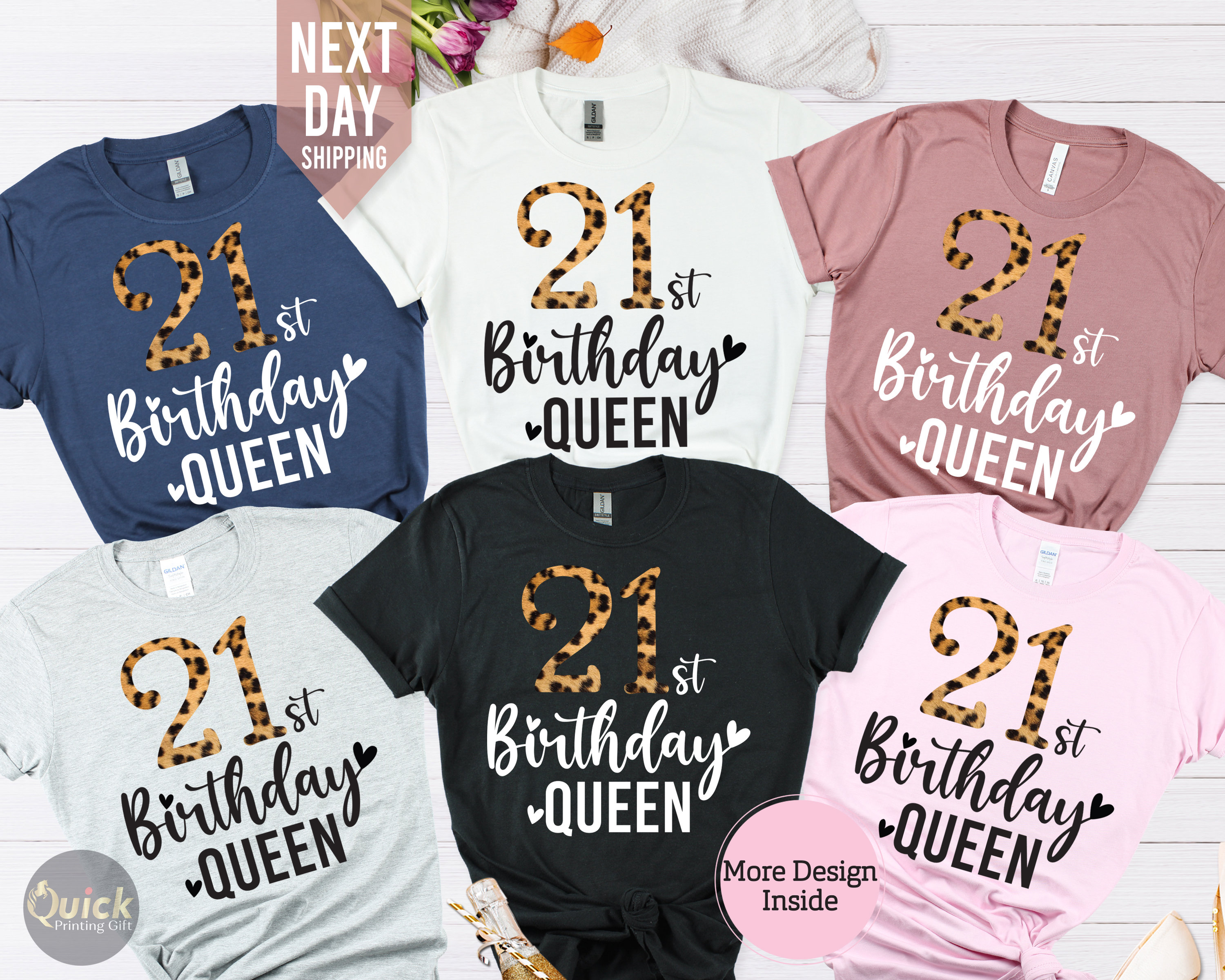 21st Birthday Shirt, Birthday Crew Shirt for Woman, 2004