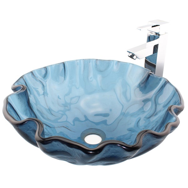 Blue Bathroom Sink Etsy