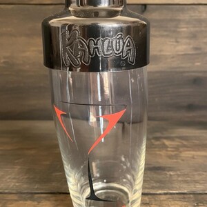 Vintage Kahlúa Coffee Liqueur Cocktail Shaker - Retro Barware