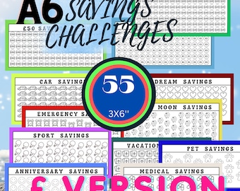 A6-spaaruitdagingsbundel, financiële planner (GBP-versie) (pdf)