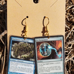 MTG-kortörhängen - Brackwater Elemental & Icy Manipulator