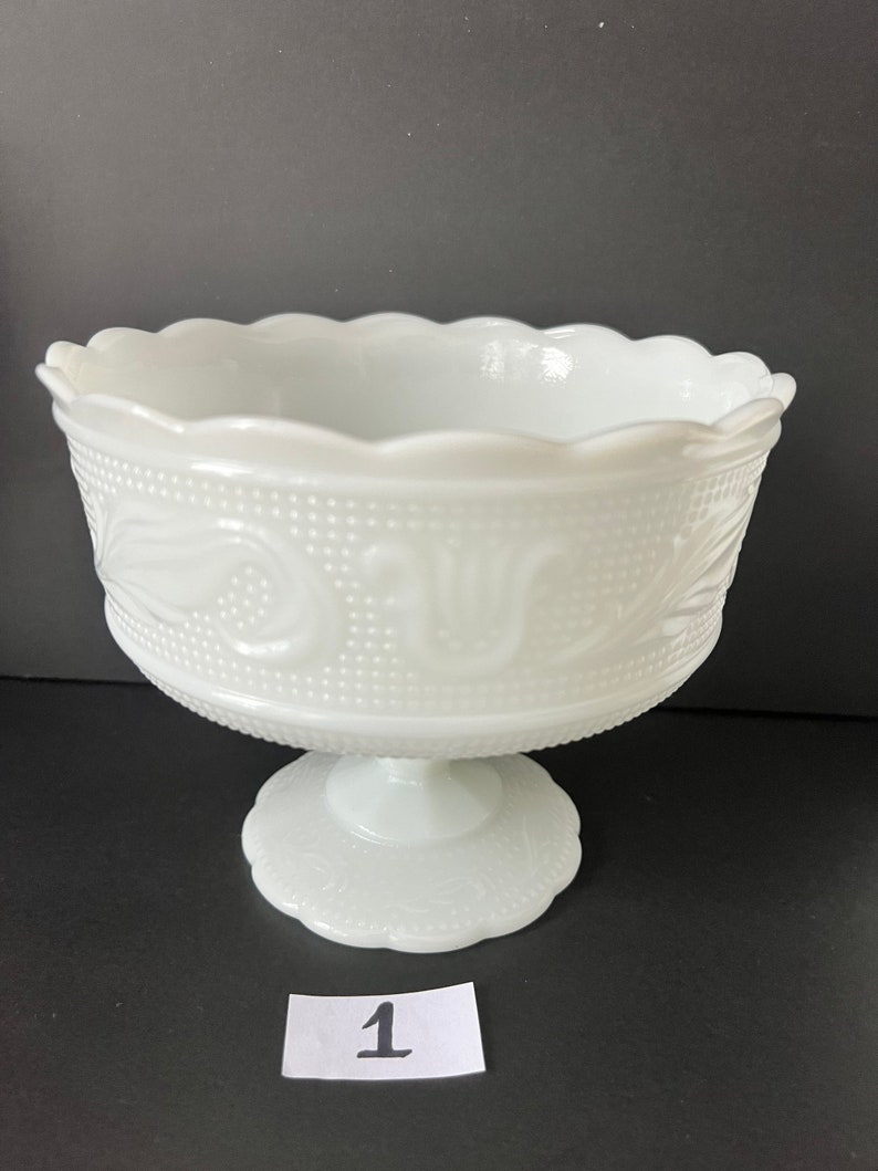 Vintage Milk Glass Vases Different Styles Home Decor Etsy