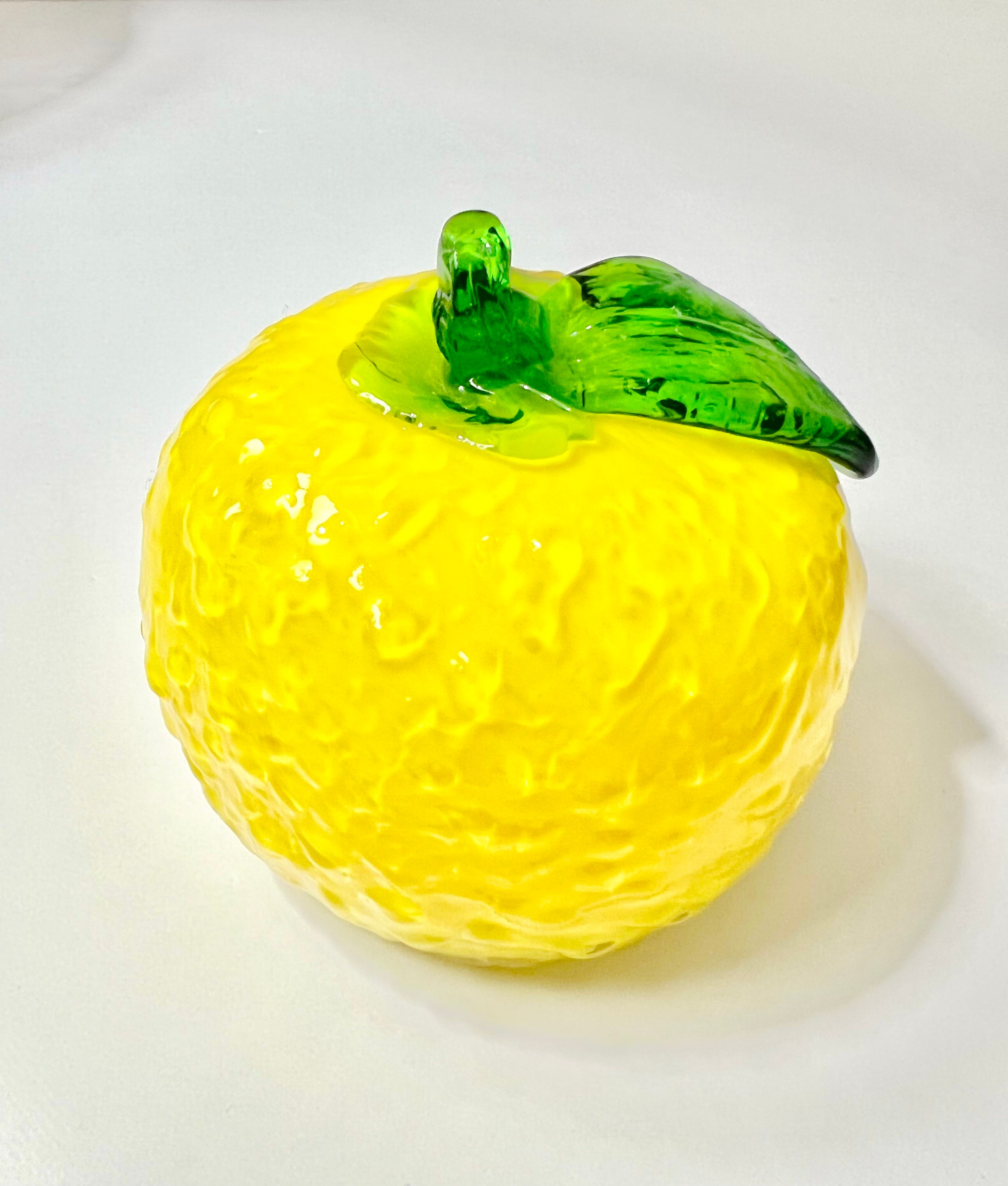 Vintage Murano Style Hand Blown Glass Fruits Decorative Glass Fruits