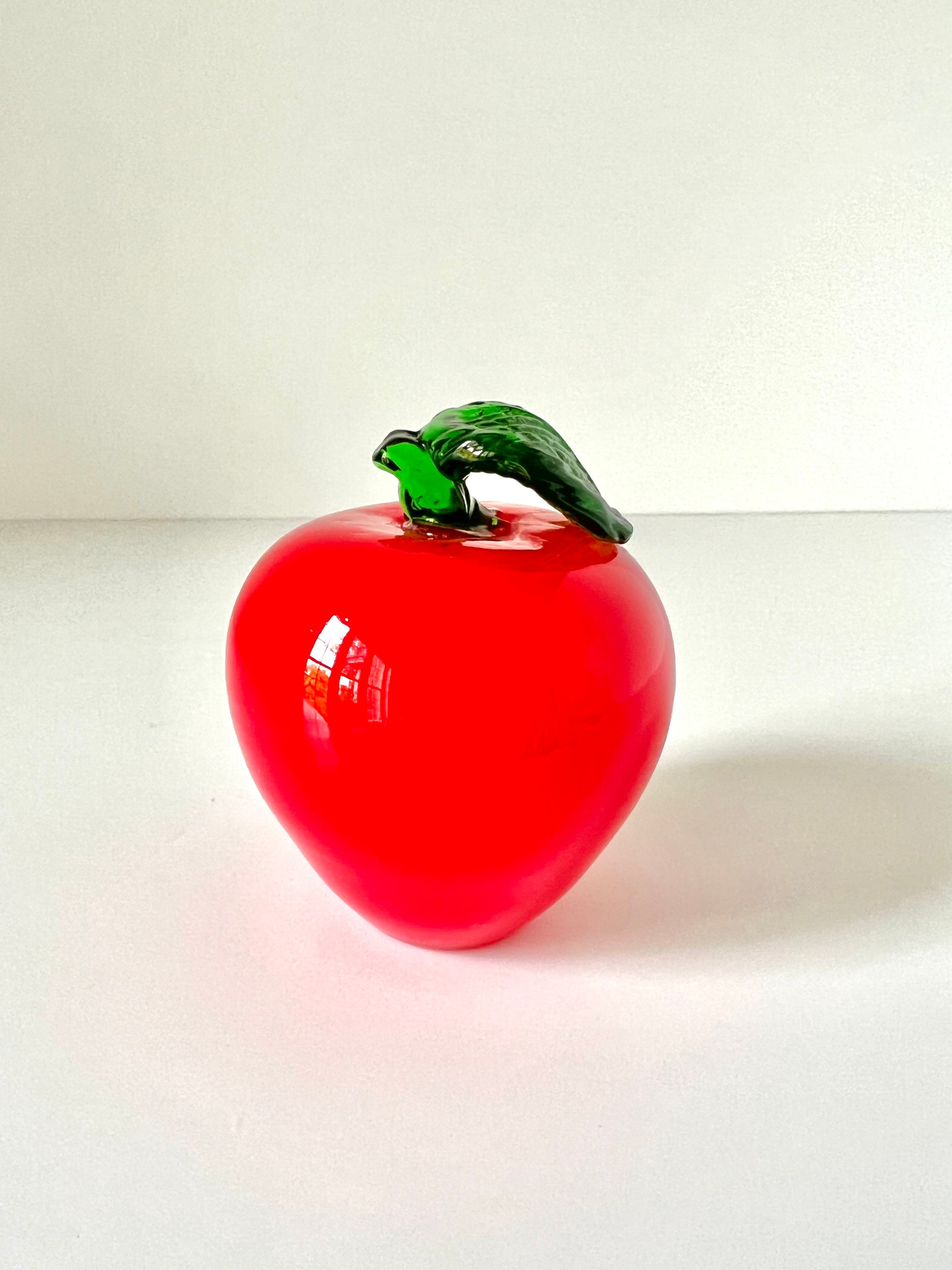 Vintage Murano Style Hand Blown Glass Fruits Decorative Glass Fruits