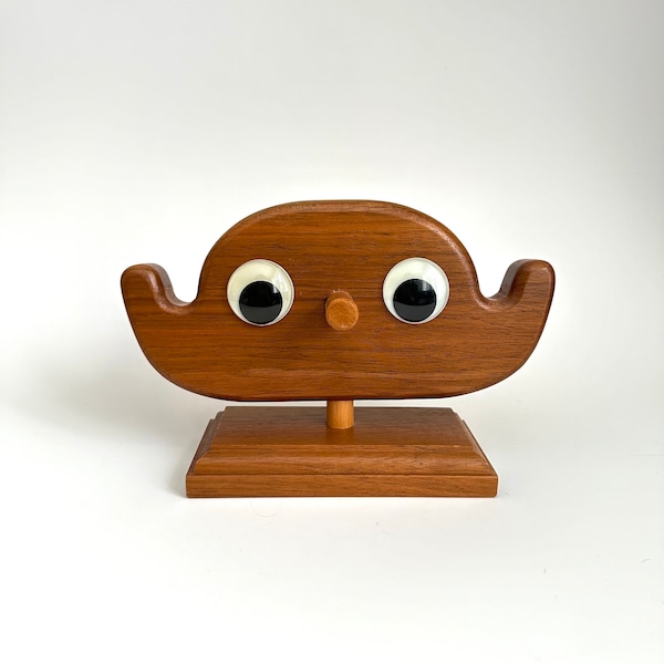 Mid Century Modern Danish Design Solid Teak Wood Bird Sculpture | Abstract Sculpture | MCM Art