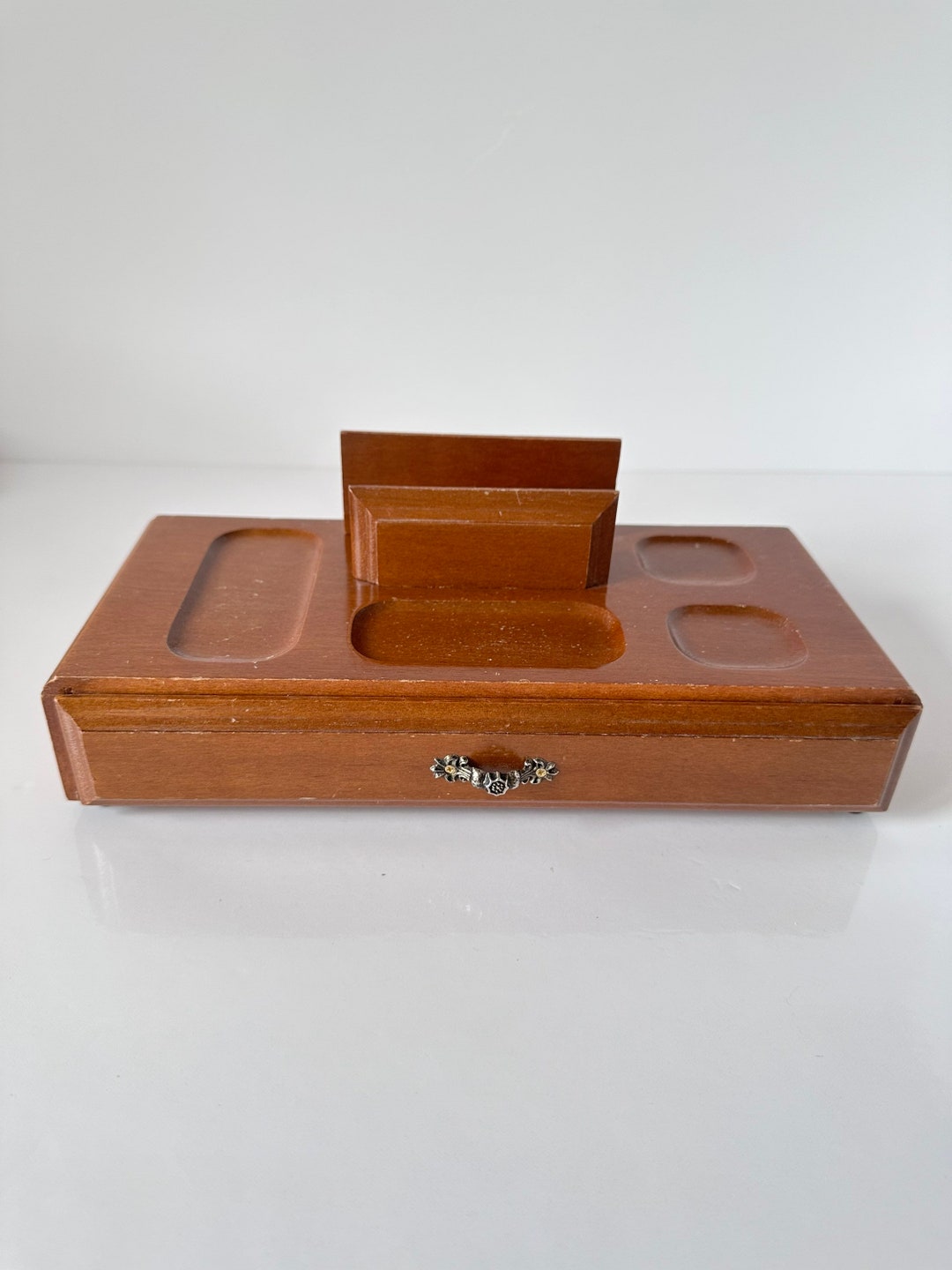 Vintage Gunther Mele 1976 Limited Wooden Dresser Top Organizer Men's