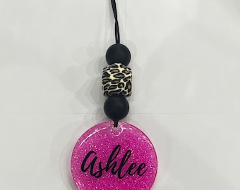 Charm para coche con nombre personalizado