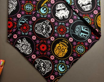 Star Wars X Día de los Muertos Snap On Dog Bandana
