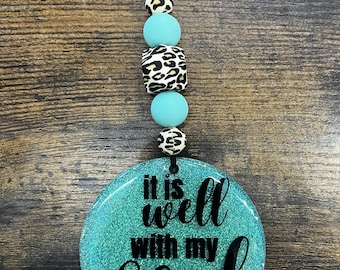 It Is Well With My Soul Car Charm