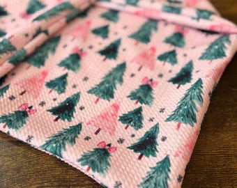 Dreaming of a Pink Christmas Snap On Dog Bandana