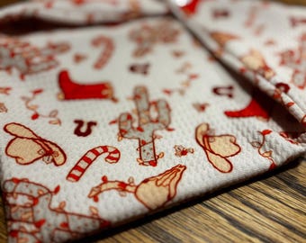 A Very Western Christmas Snap On Dog Bandana