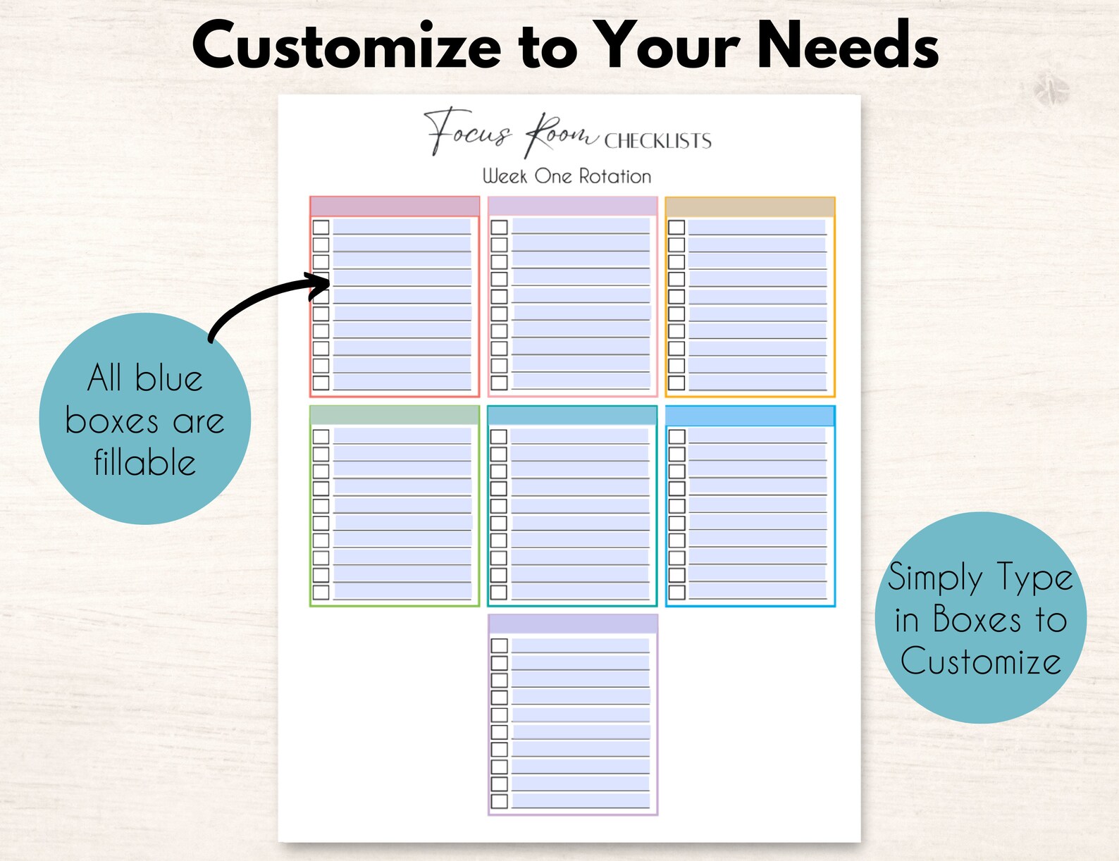Editable Bi-weekly Cleaning Schedule Printable With Cleaning Checklist for Each Room - Etsy
