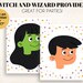 Pin the Hat on the Witch Game | Pin the Hat on the Wizard | Printable ...