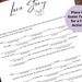 Love Story Mad Libs for Wedding Wedding Mad Libs Printable Wedding ...