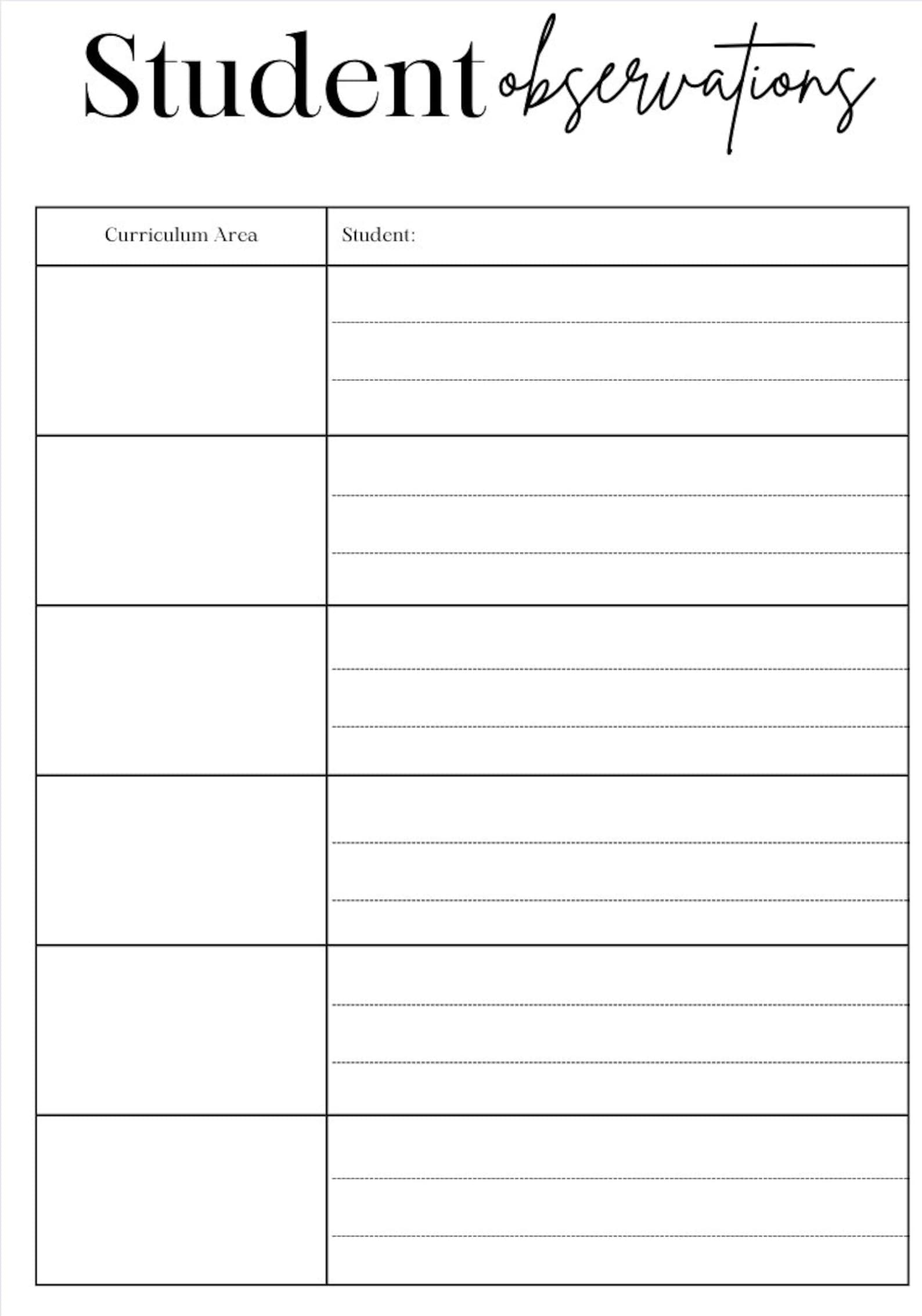 Printable Teacher Planner Printable Homeschool Planner Printable School ...