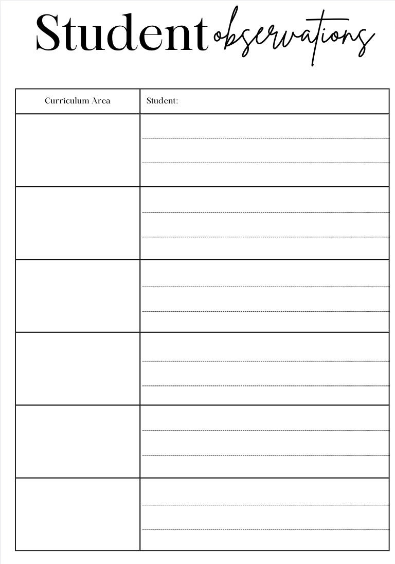 Printable Teacher Planner Printable Homeschool Planner Printable School ...