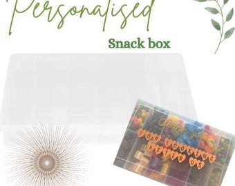 Personalised Snack Box – Custom Gift Box | Birthday, Thank You, Teacher Gift, Custom Name Vinyl Box
