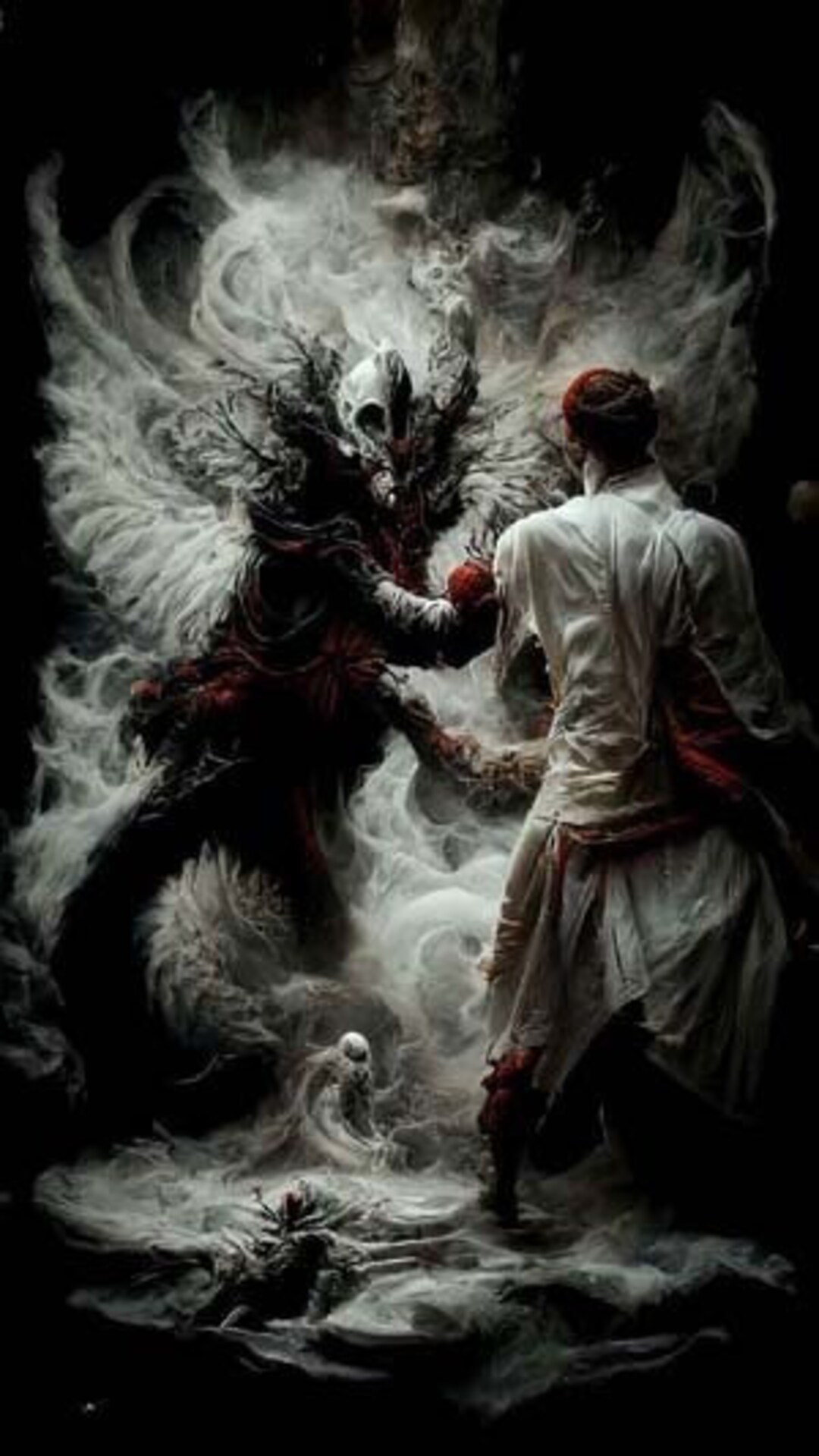 Angels And Demons Fantasy Art
