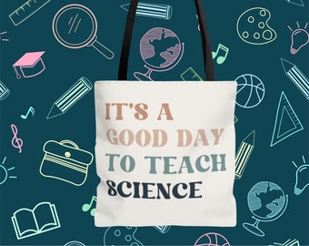 Science Teacher Tote Bag Teacher Tote Bag Back To School Gift for Teacher