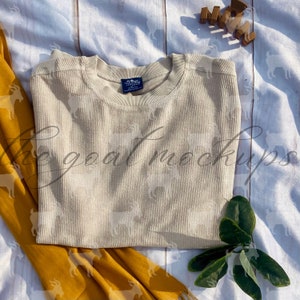 Charles River Camden Crew Corded Sweatshirt Mockup || Camden Crewneck || Charles River Corded Sweatshirt Mockup|| Fall Sweatshirt Mockup Oat