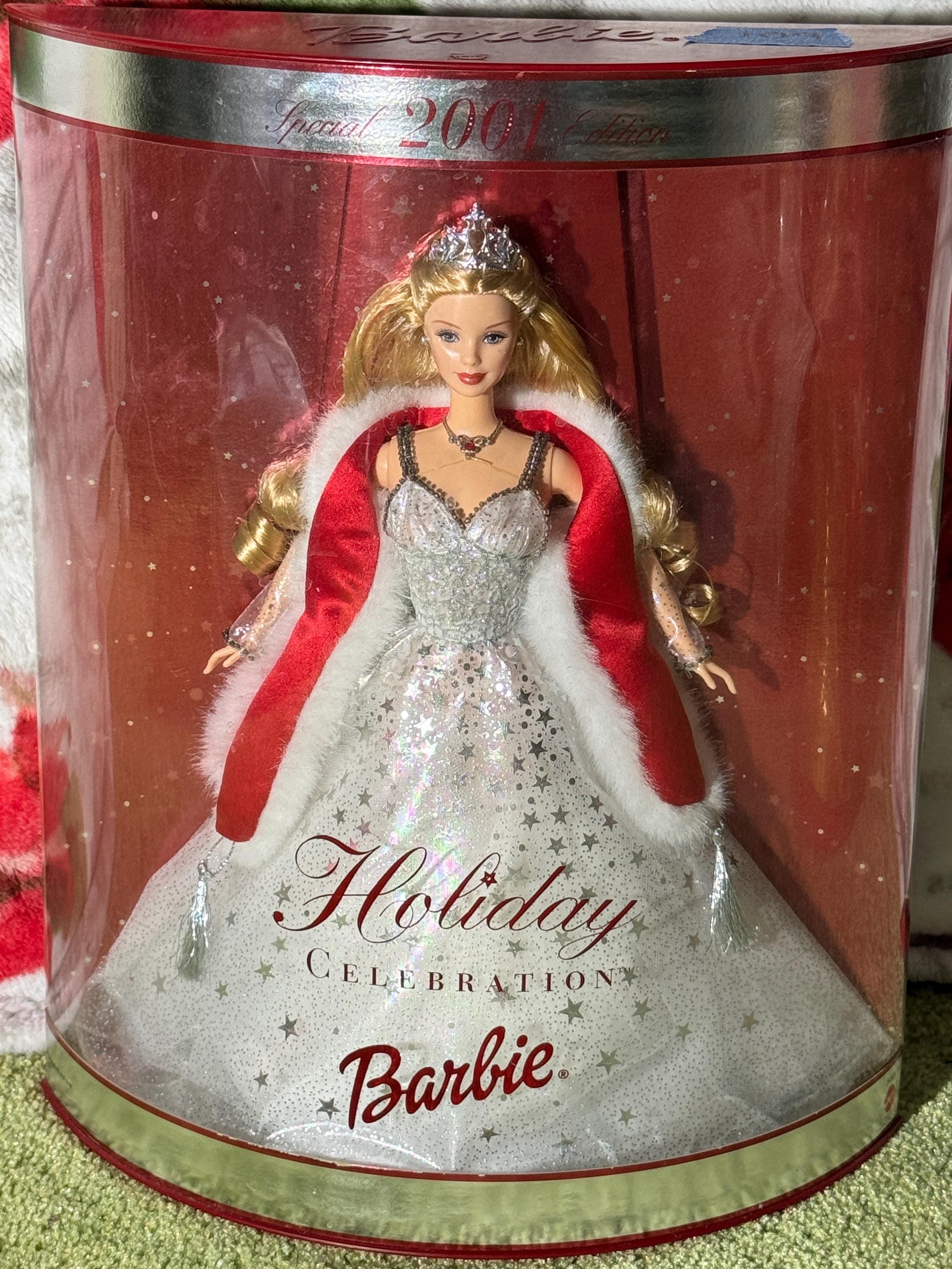 Holiday Celebration Barbie Etsy