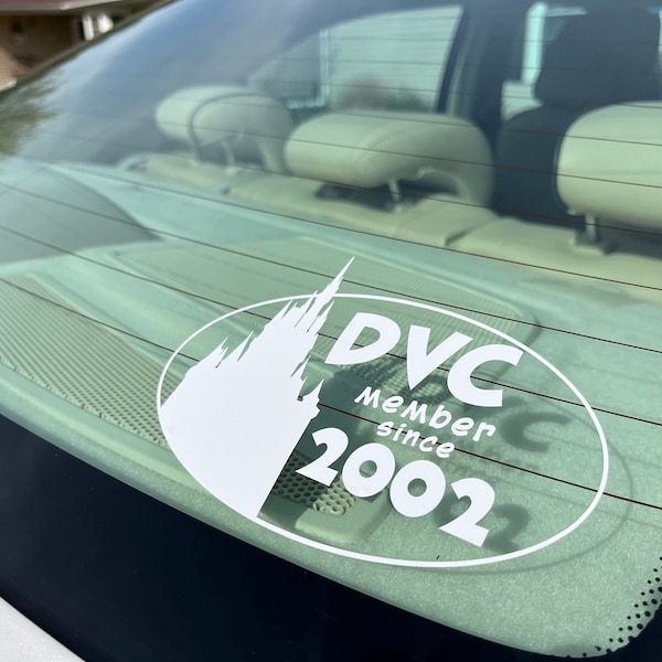 DVC Bumper Sticker, Disney Vacation Club Bumper Sticker, Personalized, Disney Personalized Bumper Sticker, DVC Personalized Bumper Sticker