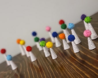 Party Hats for Animal Figurines~Party Pack of Mini Party Hats (Hats only)