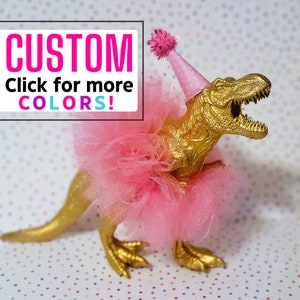 CUSTOM GOLD Dinosaur for birthday~decorations~cake topper~girl dinosaur birthday party (Single and Multi Dinosaur)