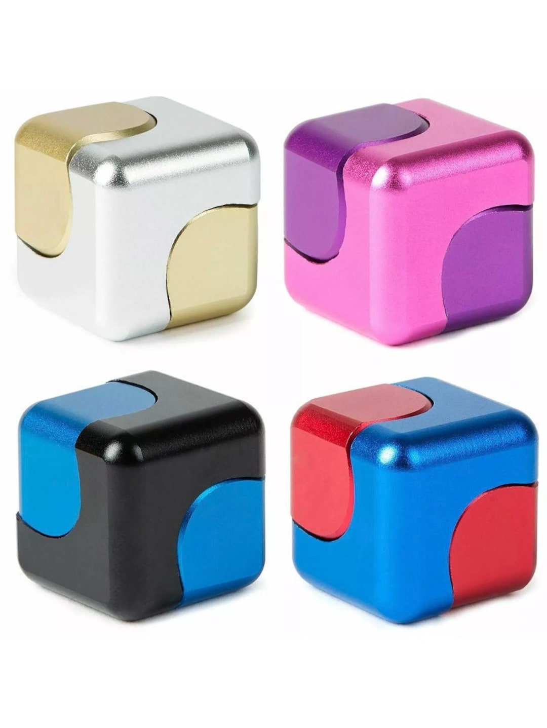 Fidget Würfel Metall Spinner Schreibtisch Spielzeug Stress Etsy.de