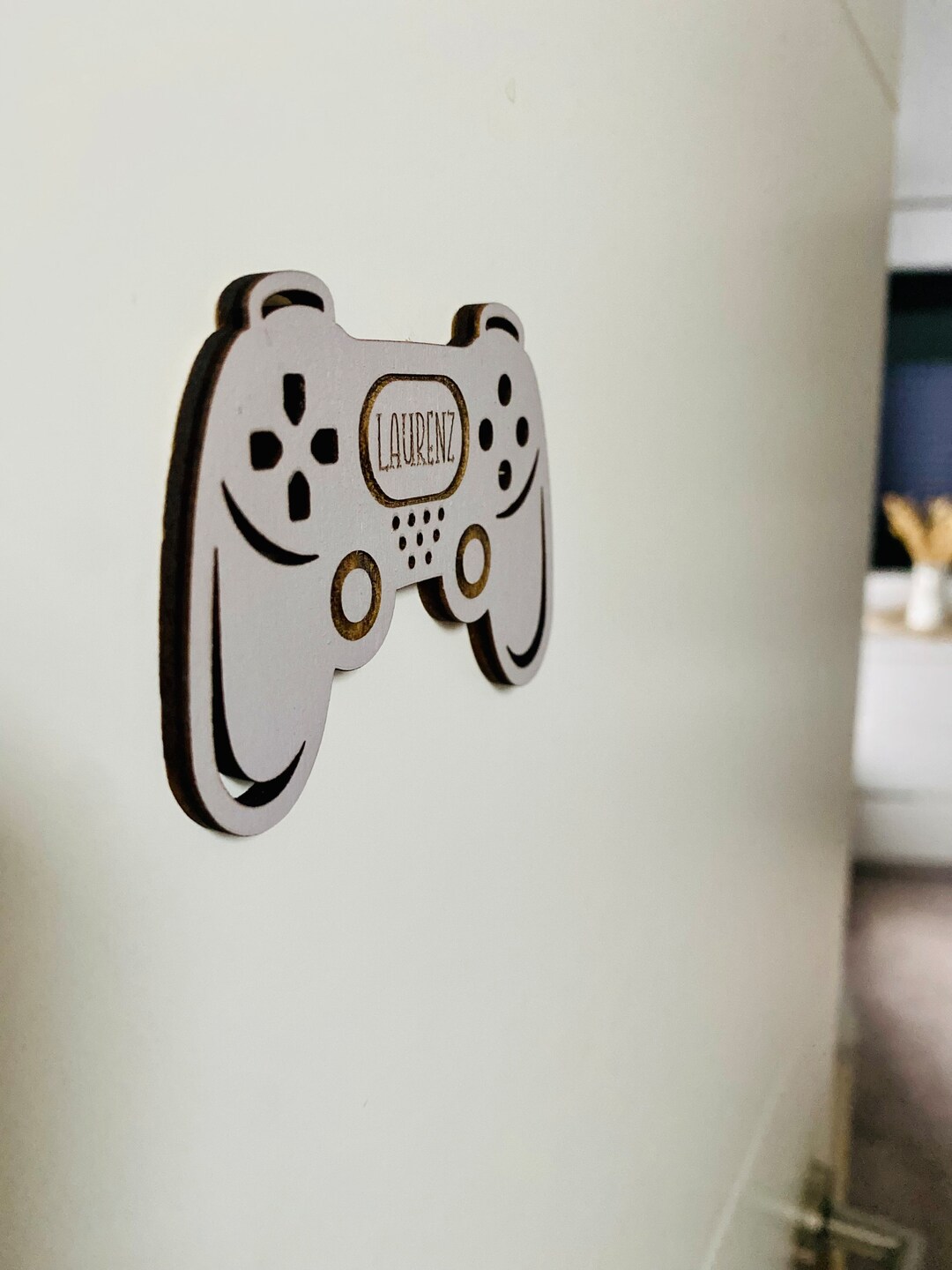 Sign Controller Gamer Personalized Made of Wood / for Door or Wall ...