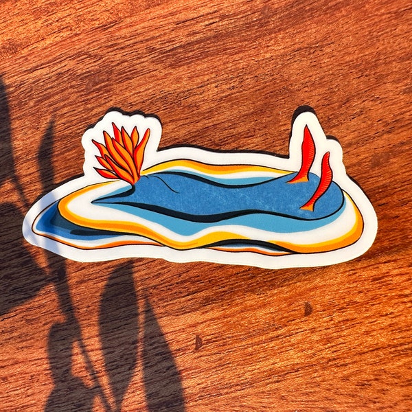 Sea Slug Sticker - Chromodoris Annae