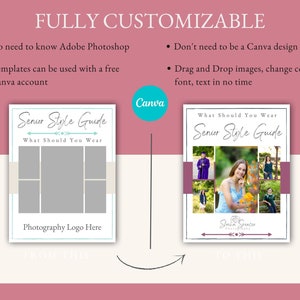 Photo Styling Guide Canva Senior Portrait Style Guide, Senior Photography Style Guide, What ...