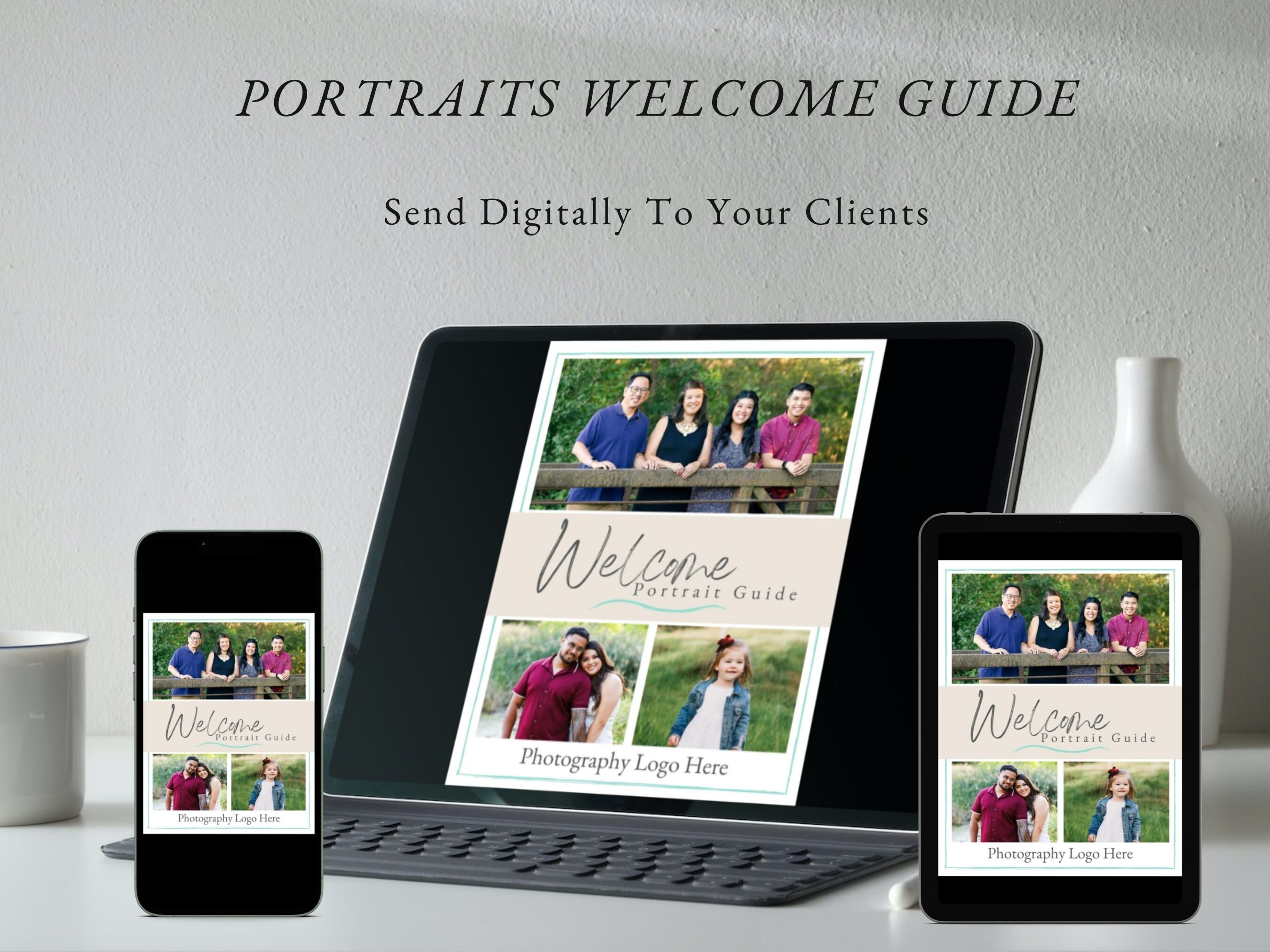 Portrait Welcome Guide, Session Welcome Guide Template, Portrait Guide ...