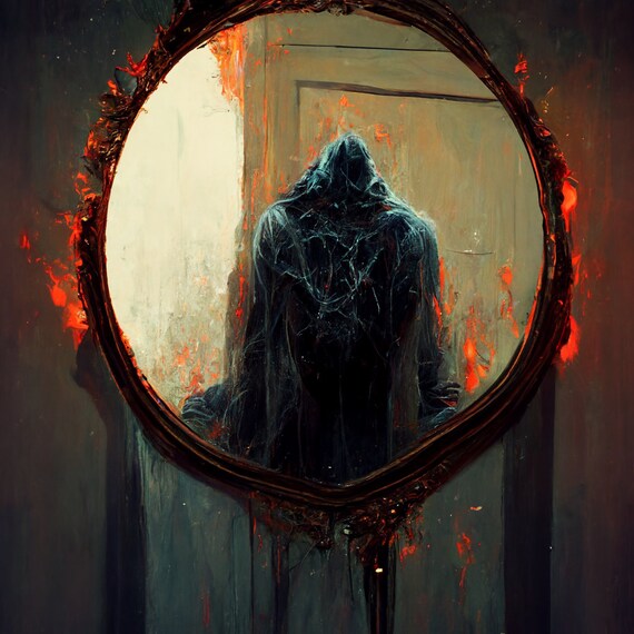 Bloody Mary PNG File Download Gothic Artwork Fantasy Etsy