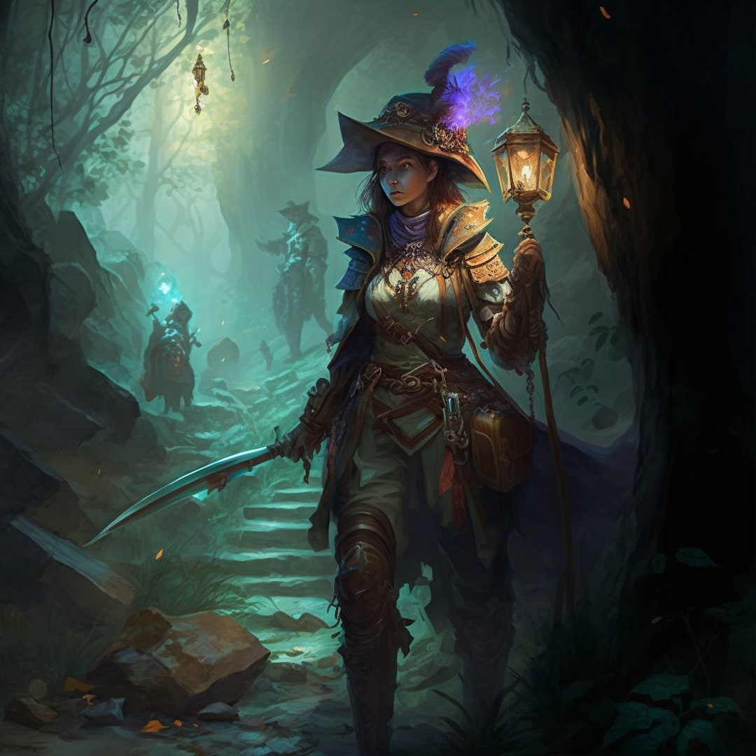 Fantasy Wanderer PNG Download Fantasy RPG Digital Art Dungeons and ...