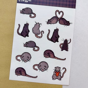 Rat Stickers - pack or individual