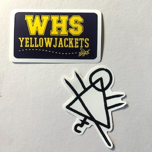 Yellowjackets Team Logo Aufkleber