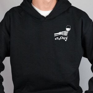 Spooky Skeleton Hooded Sweatshirt | Halloween Unisex Sweatshirt