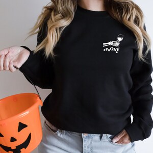 Spooky Skeleton Crewneck Sweatshirt