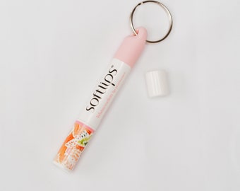 Softlips Keychain Cap (key ring included) - Chapstick and Lip Balm Keychain Holder