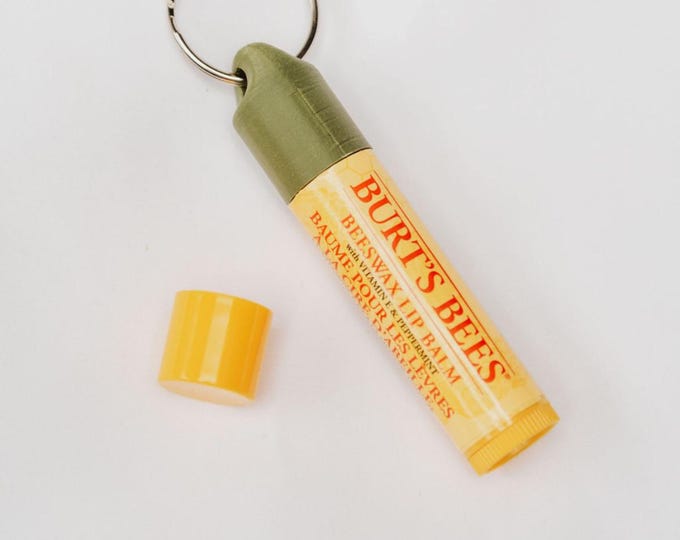 Burt's Bees Keychain Cap - Chapstick Holder