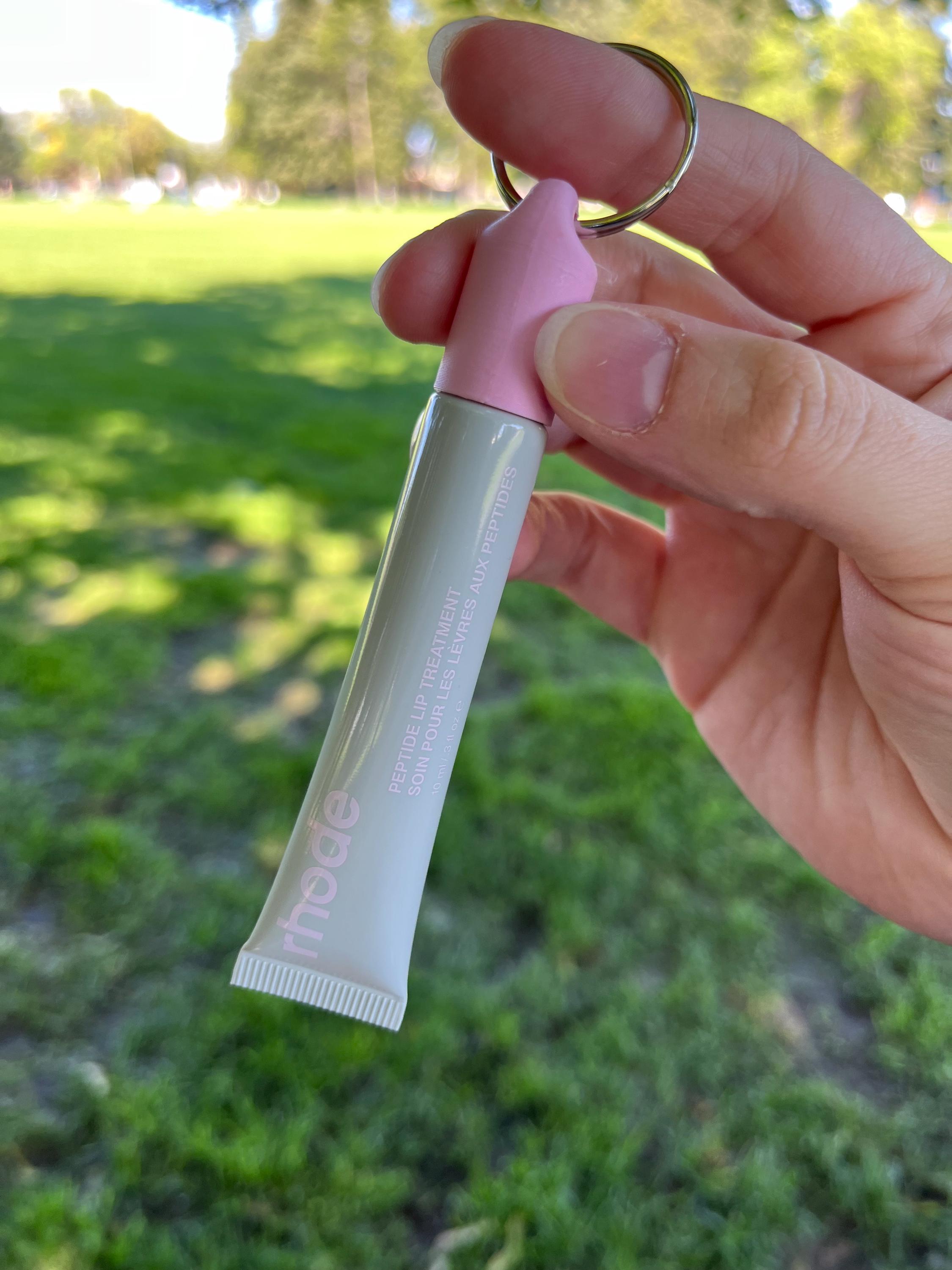 RHODE Keychain Cap (key Ring Included) - Chapstick Keychain Holder